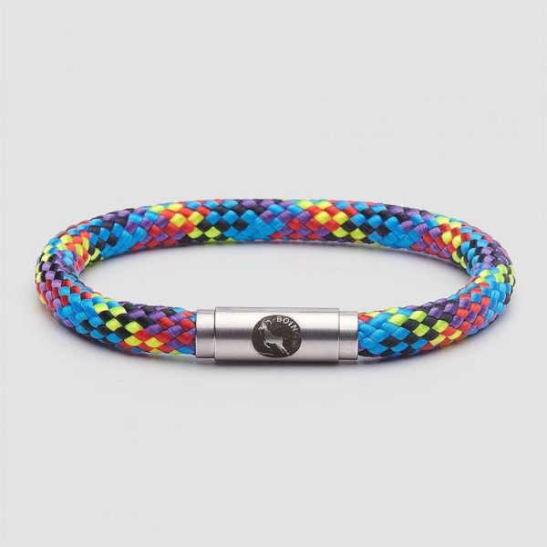 Rainbow rope bracelet