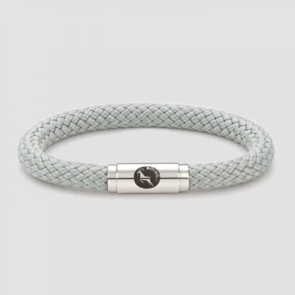 Silver rope bracelet