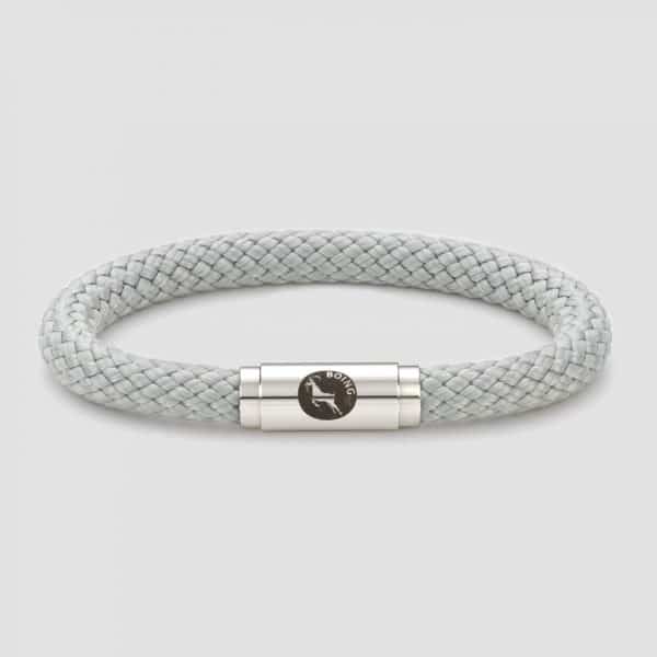 Silver rope bracelet