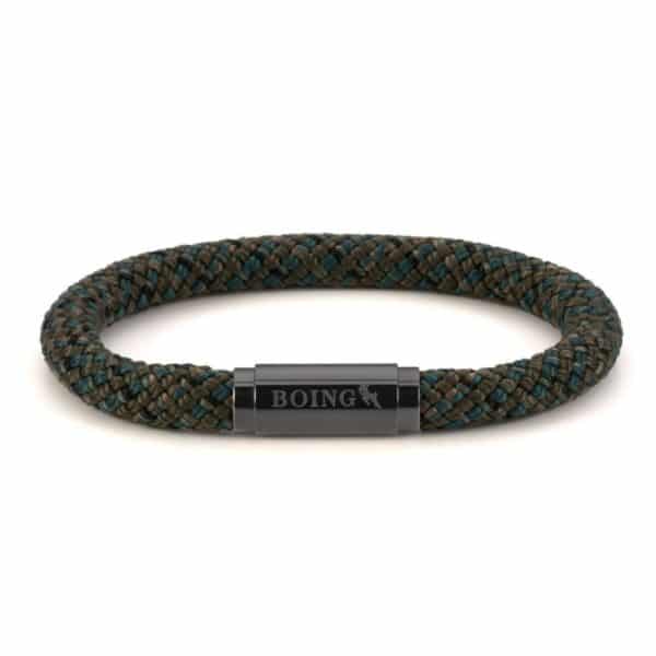 Jungle green rope bracelet