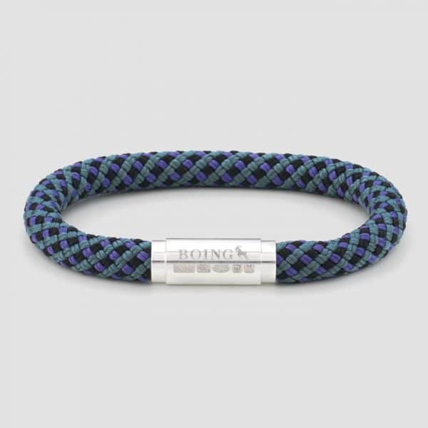 Teal rope bracelet