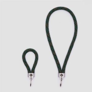 Jungle green key fob key ring