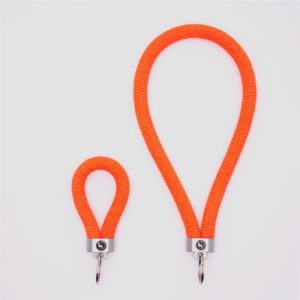 Orange key fob key ring