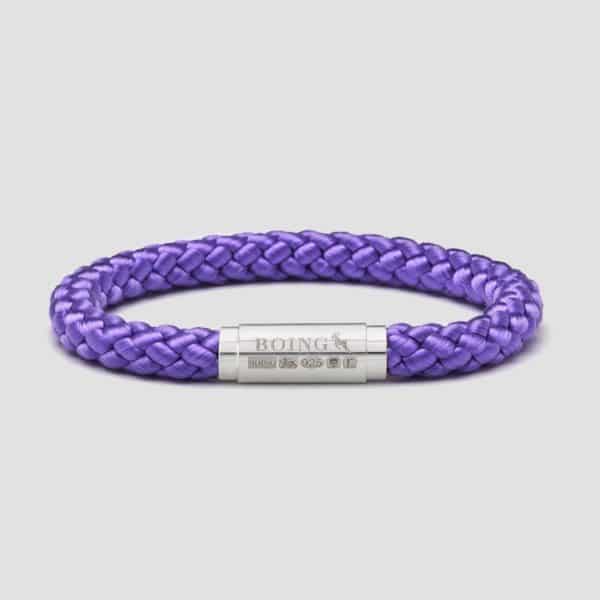 Lavender climbing rope bracelet