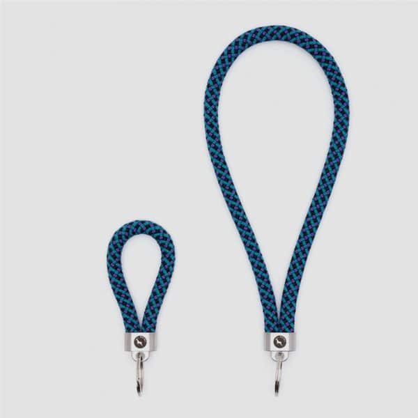 Blue key fob key ring