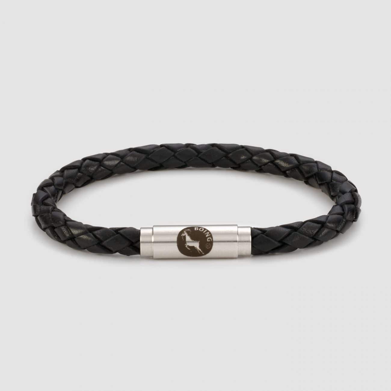 Brack leather bracelet