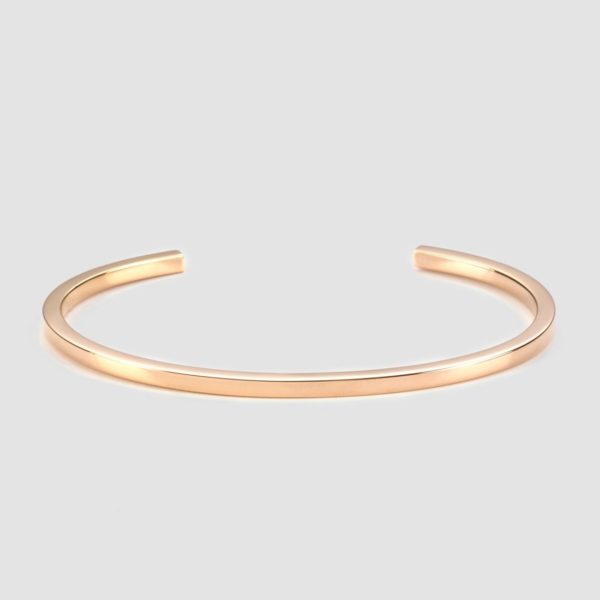 Rose gold cuff bracelet