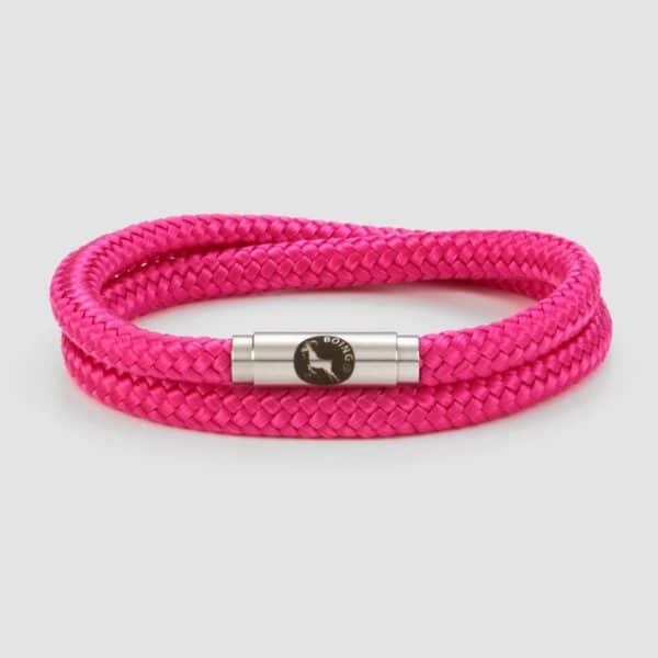 Bright pink bracelet