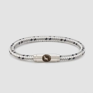 White and grey sailing rope bracelet