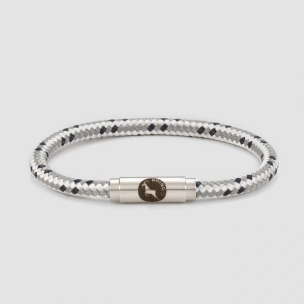 White and grey sailing rope bracelet
