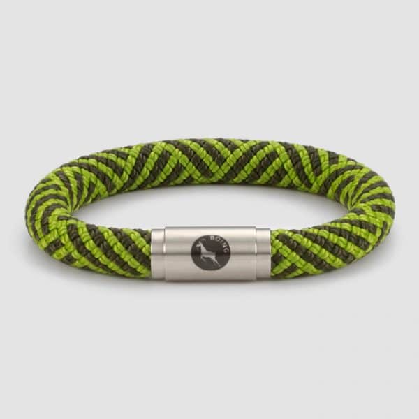 Green rope bracelet