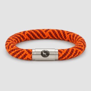 Orange rope bracelet