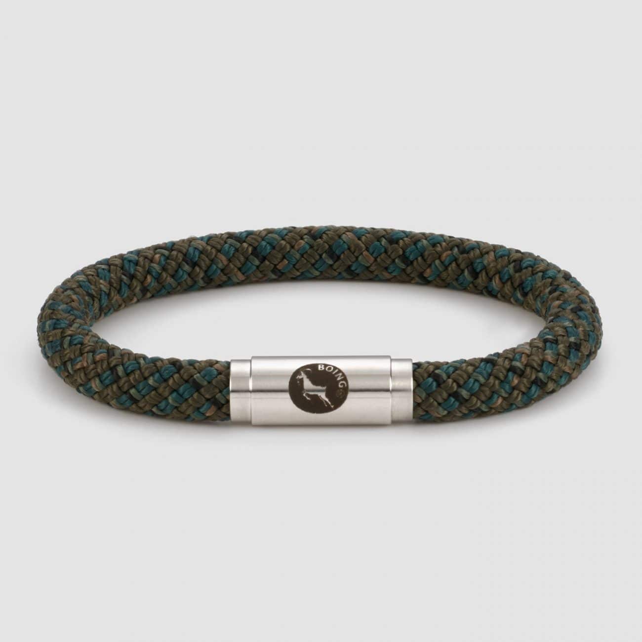 Jungle green rope bracelet