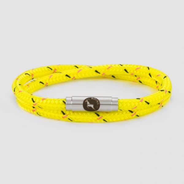 Yellow sailing rope bracelet