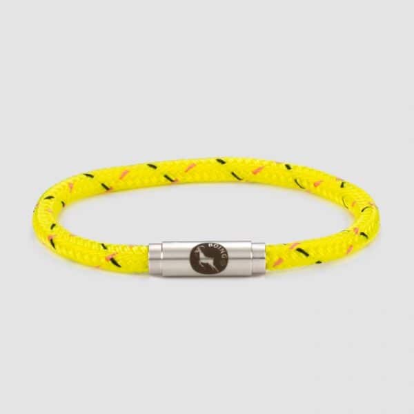 Yellow sailing rope bracelet