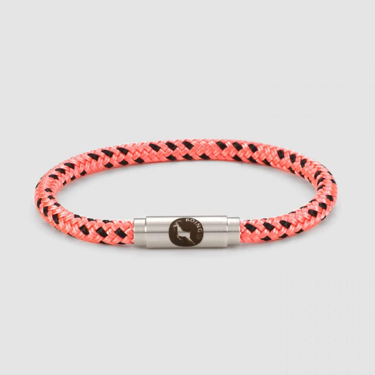 Pink and black skinny bracelet