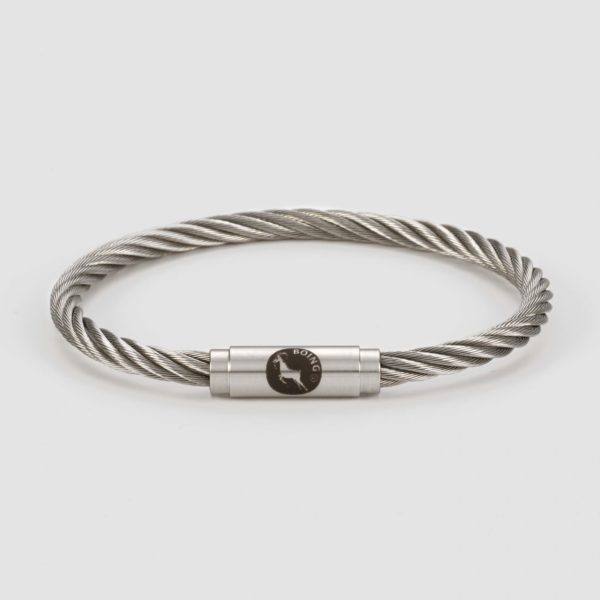 Steel rigging bracelet spun steel bracelet