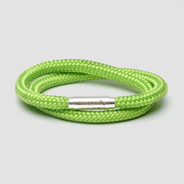 Green rope bracelet