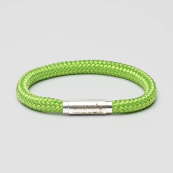 Green rope bracelet