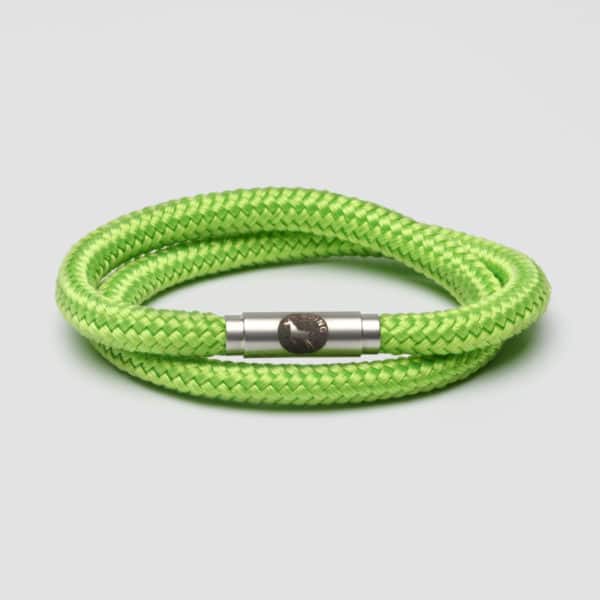 Green rope bracelet
