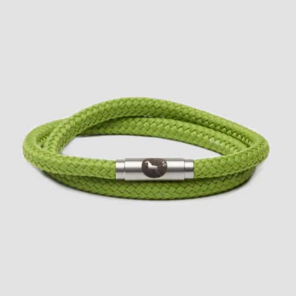 Green rope bracelet